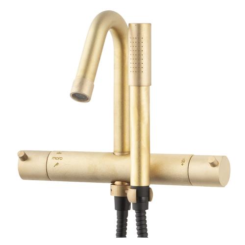 Mora Izzy Badkarsblandare 150 c/c, Raw Inkl. Slang, Handdusch Och Hållare