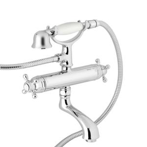 Damixa Tradition Thermostatic Mixer Bathtub Brass Chrome