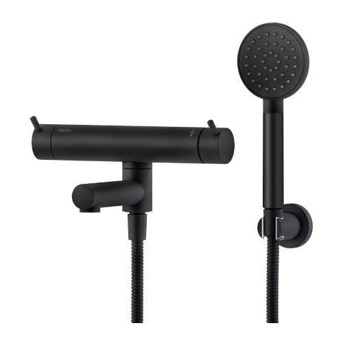 Mora INXX II Bad/Dusch Kit Mattsvart, 160 c/c, Utlopp Ned