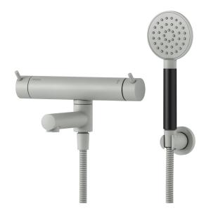 Mora INXX II Bath/Shower Kit Matt Grey, 150 c/c, Outlet Down