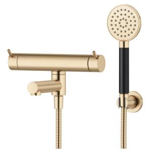 Mora INXX II Bath/Shower Kit Brushed Brass, 150 c/c