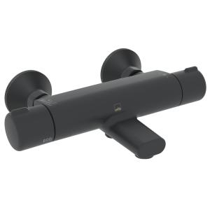 Oras Nova ECO Shower Mixer And Outlet Spout Matt Black