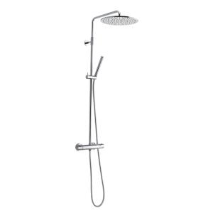 Damixa Eliza Ceiling Shower Kit With Thermostat Mixer 150mm CC Chrome