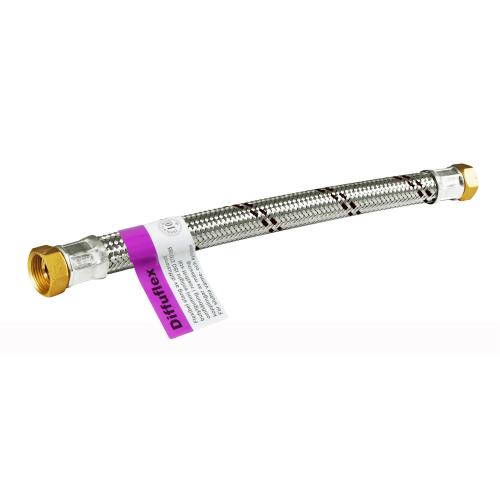 Tilslutningsslange Diffuflex 6000 Lige G25 800mm Rustfrit Stål Beulco