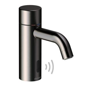 Damixa Silhouet Touchless Sensor Private Basin Mixer 12V AC/DC Brushed Graphite Grey PVD