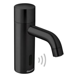 Damixa Silhouet Touchless Sensor Basin Faucet Public 12V AC/DC Mat Black