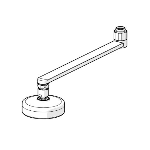 Oras Clinica Utloppspip 300mm Krom