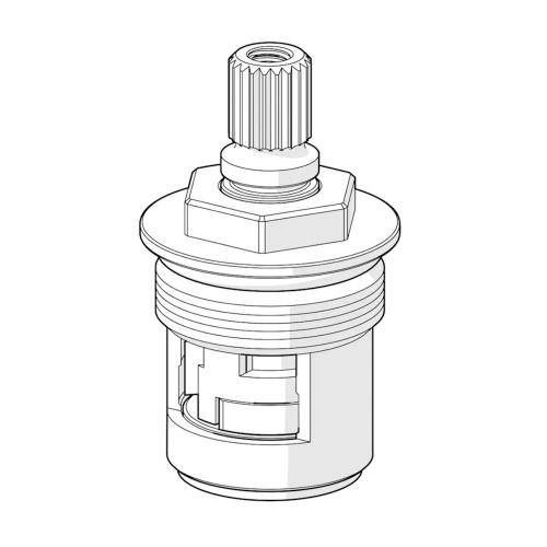 Oras Kranöverdel G1/2 Mässing och Flerfärgad
