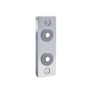 Cover Plate Double Design Line, Ø10-22mm, Chrome-Plated, TRIO PERFEKTA