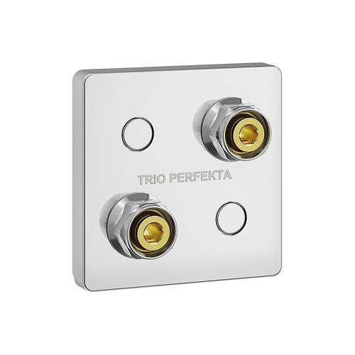 Wall Washer 60-40CC Design Line G15 - 15Pex, Chrome Plated, TRIO PERFEKTA