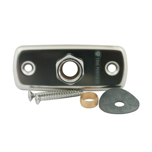 VÄGGBRICKA ENKEL 15XG15MM CU-RÖR