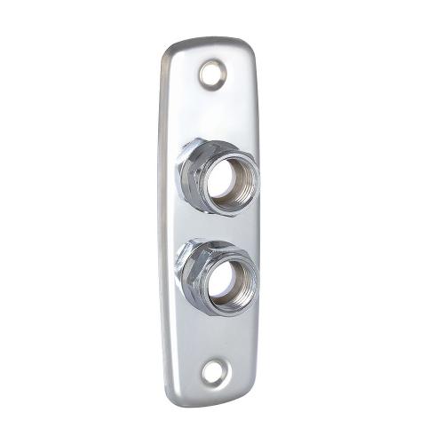 Wall Washer G15, 2-Tube, 16x2-2.2 Pex/Alupex/Pb, Stainless, TRIO PERFEKTA