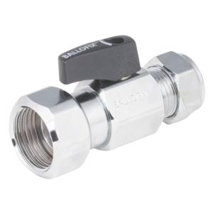 Ballofix Ball Valve 511 Straight With Knob 15mmxR15 Grey