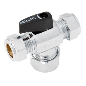 Ballofix Ball Valve CU-12 T-Knob Chrome