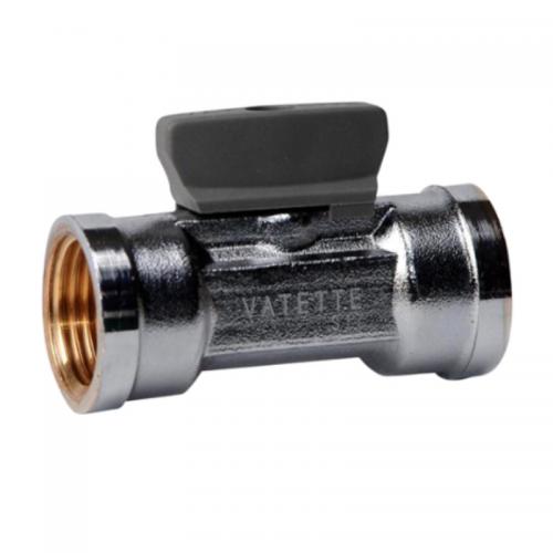 Kulventil Rak Vatette Med Vred Invändig G15