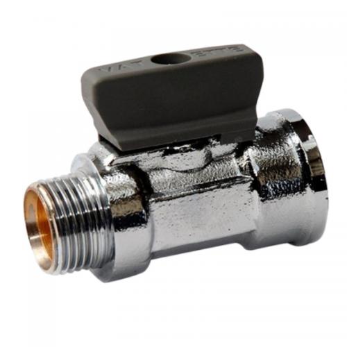 Kulventil Rak Vatette Med Vred Invändig/Utvändig G10