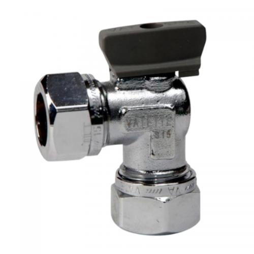 Kulventil Vatette Vinkel Med Vred 12X12