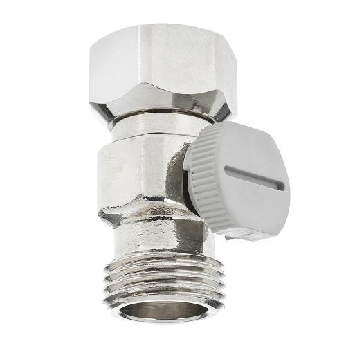 Ball Valve With Knob, G15xG15, Nickel, TRIO PERFEKTA