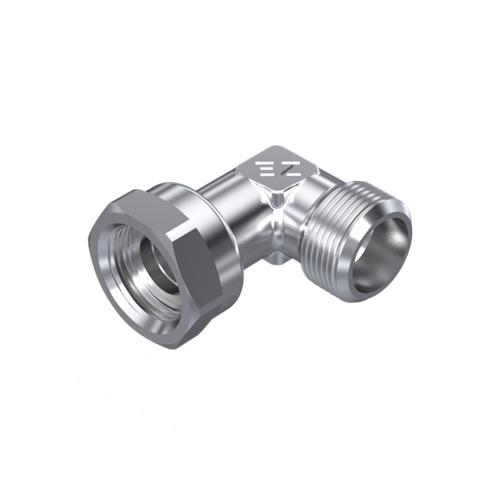 Övergångsvinkel Utvändiga x Invändig Gänga G15 Krom Ezze