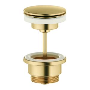 Damixa Free Flow Bottom Valve G32 Brushed Brass PVD