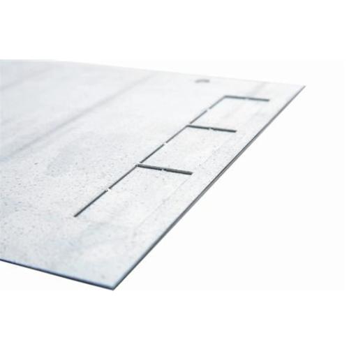 Beskyttelsesplade Til DBQ114N 405x325mm Galvaniseret Eldon Installation