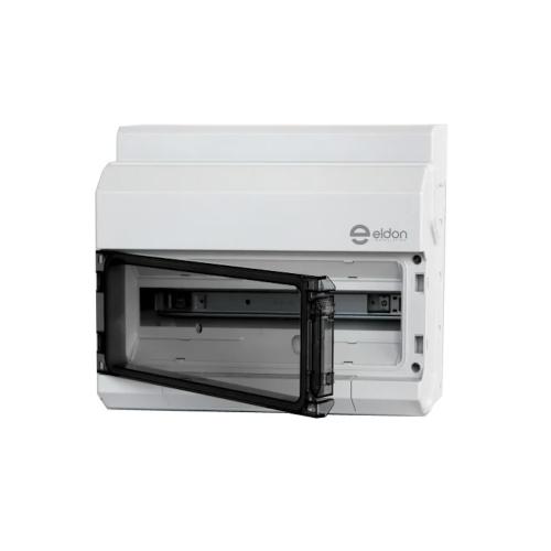 Standard Enclosure 1x18 Modules IP65 Gray Eldon Installation