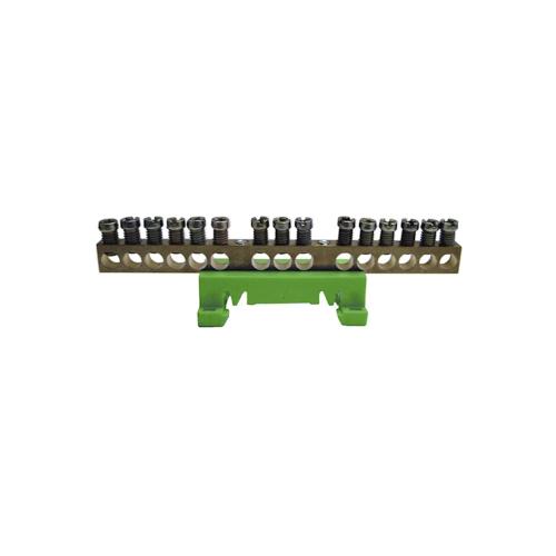 Jordplint 15 Anslutningar Oisolerad 690VAC IP20 Eldon Installation