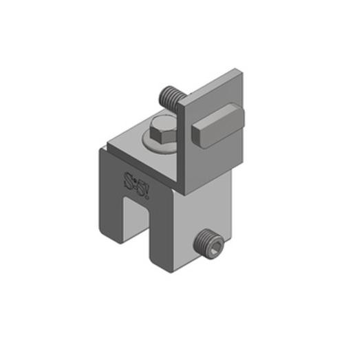 Stående fals rak monterad m L-fäste