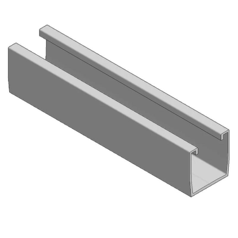 Trapetsprofil aluminium L=120 mm + EPDM