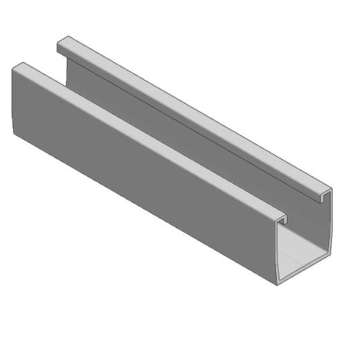 Trapetsprofil aluminium L=120 mm + EPDM