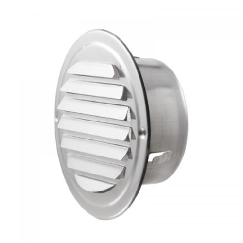 Ytterväggsgaller Rostfri Ø100 55001