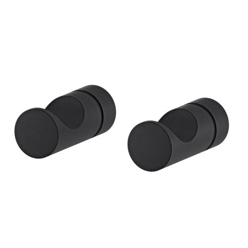 Mora INXX II Håndklædekrog 2-Pakke, Mat Sort