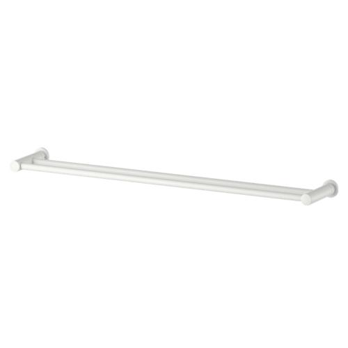 Mora INXX II Double Towel Holder Matt White, 800 mm C/C