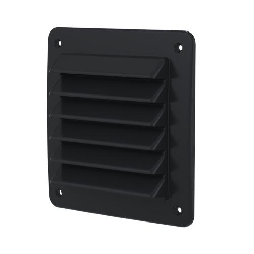 External Wall Grille Fresh #150 Plastic Black (150x150 mm)