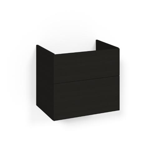 Macro Design Crown+ Tvättställsskåp 600x450x530mm 2Lådor Svartek