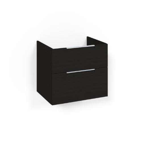 Macro Design Crown+ Tvättställsskåp 600x545x450mm 2Lådor Svartek Grip