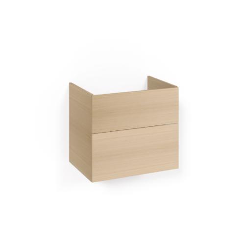 Macro Design Crown+ Tvättställsskåp 600x545x450mm 2Lådor Ljusek Plain/Push-Open