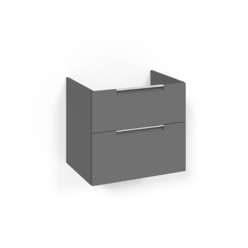 Macro Design Crown+ Tvättställsskåp 600x545x450mm 2Lådor Antracit Grip