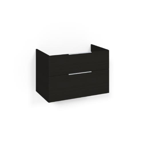 Macro Design Crown+ Tvättställsskåp 800x545x450mm 2Lådor Svartek Grip