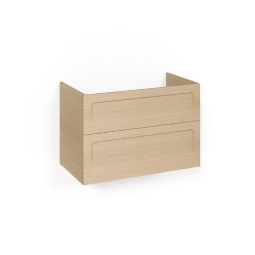 Macro Design Crown+ Tvättställsskåp 800x545x450mm 2Lådor Ljusek Shape