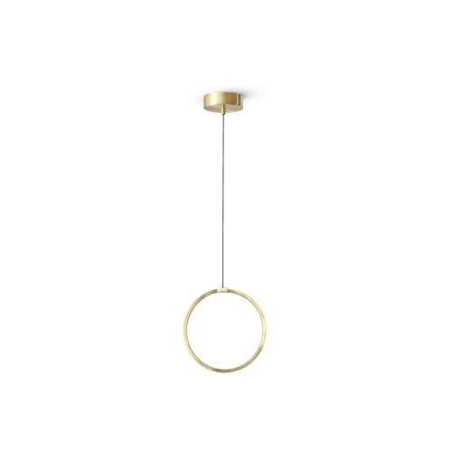 Macro Design Halo Takbelysning 1 Ringar 12W 230V 3000K IP44 Mässing