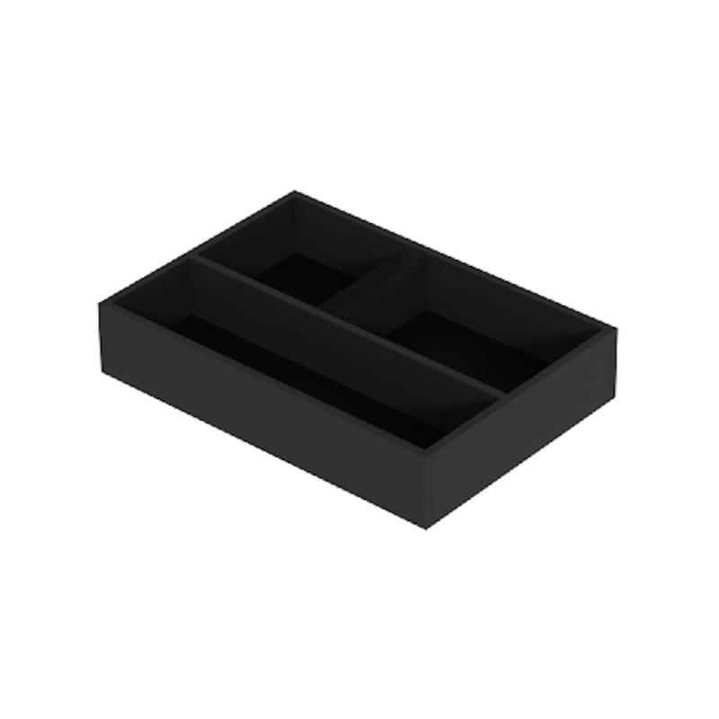 Macro Design Crown Förvaringslådor 175x48x340mm Svart