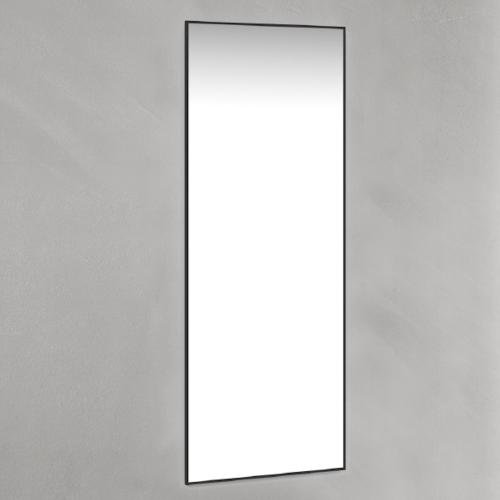Macro Design Avlånga Spegel 450x1200mm 53W 3500K IP44 Svartram