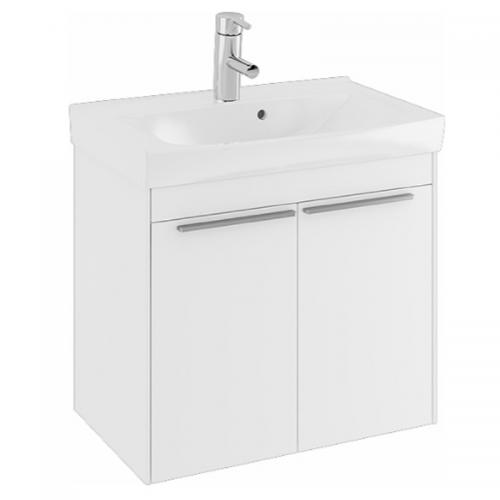 Möbelpaket Sense SDSPMP 60 Compact Vit Med Spira Tvättställ