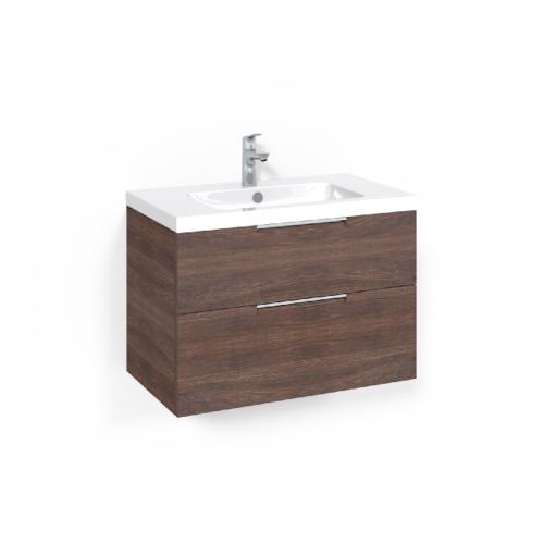 Macro Design Crown Washbasin Cabinet Package 800x450x545mm Grip Light 45 Brown Ash