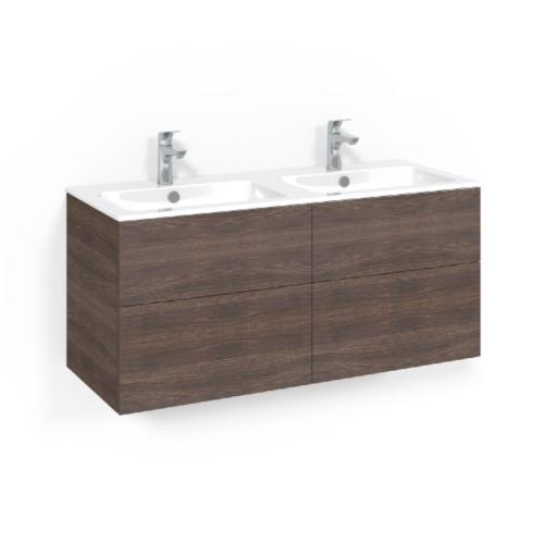 Macro Design Crown Tvättställsskåpspaket 1200x450x545mm Plain Light 14 Brun Ask