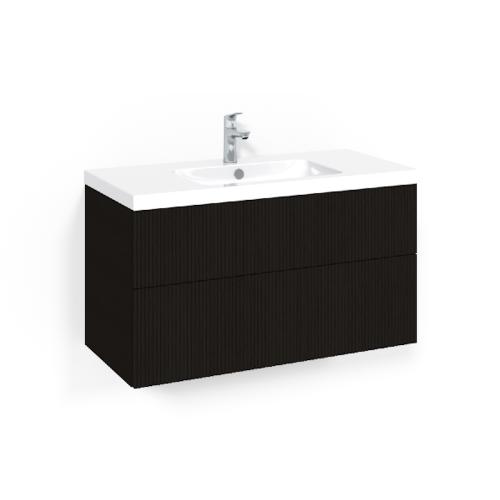 Macro Design Crown Tvättställsskåpspaket 1000x450x575mm Line Light 45 Svartek