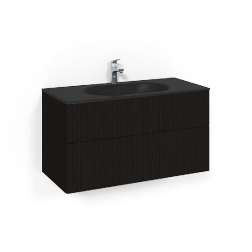 Macro Design Crown Tvättställsskåpspaket 1000x450x545mm Line MsG Svartek