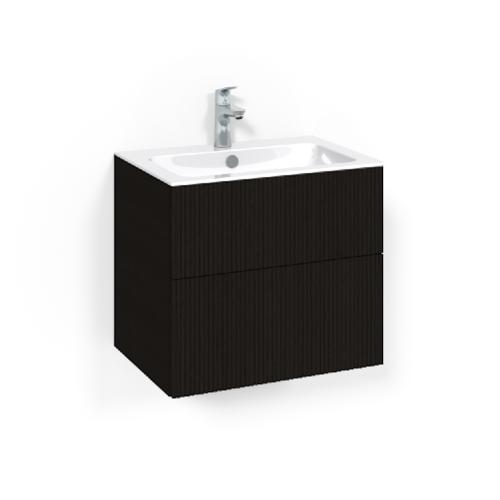 Macro Design Crown Tvättställsskåpspaket 600x450x545mm Line Light 8 Svartek