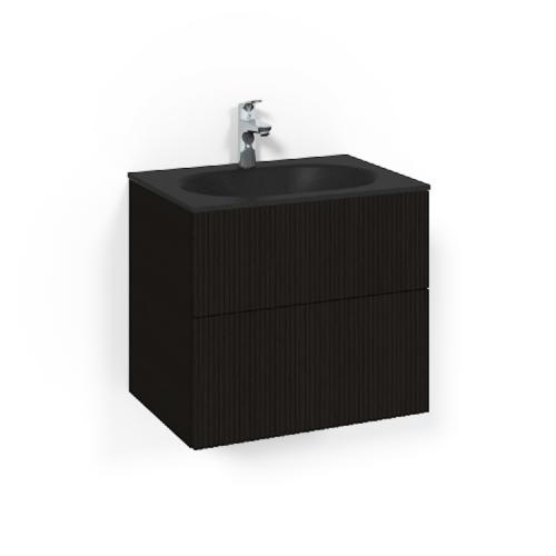 Macro Design Crown Tvättställsskåpspaket 600x450x545mm Line MsG Svartek